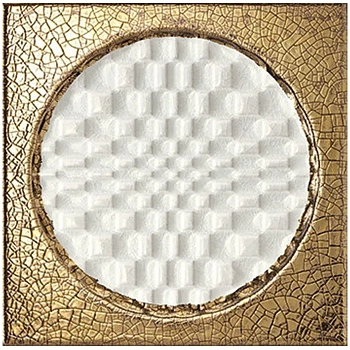 Декор Citta Di Faenza Decor Bianco Oro 10mm Glossy 15x15